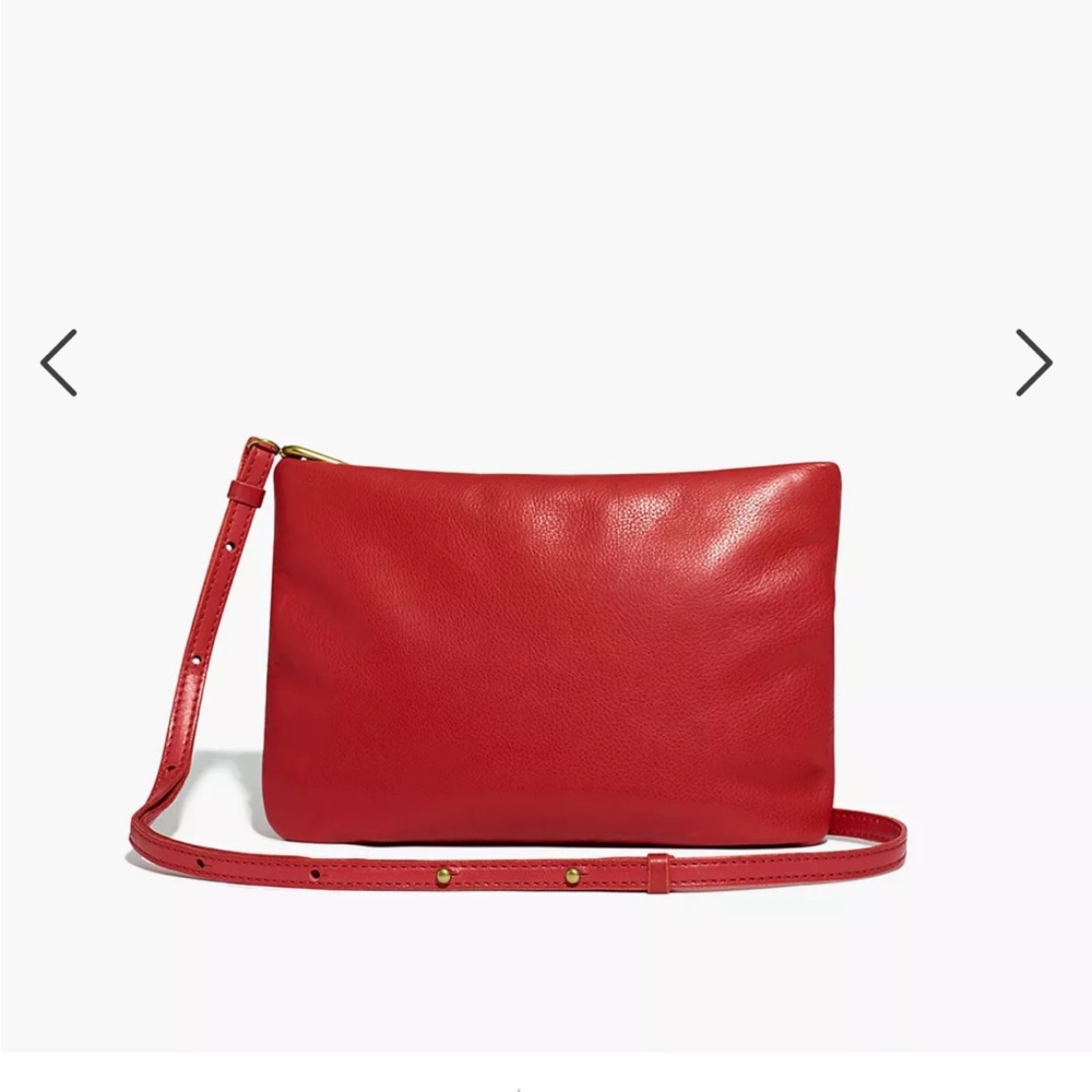 Madewell The Puff Crossbody Bag, Red